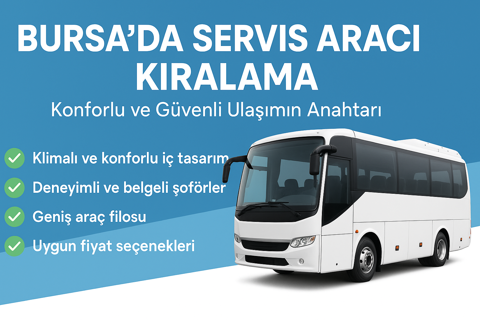 Bursa’da Servis Aracı Kiralama