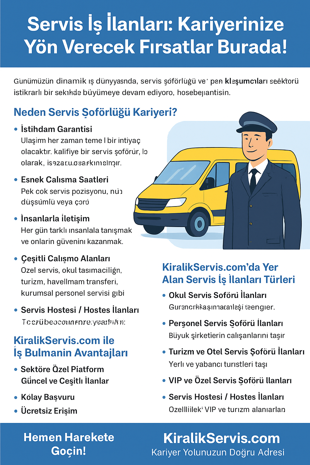 Servis İş İlanları ve Kariyer Fırsatları